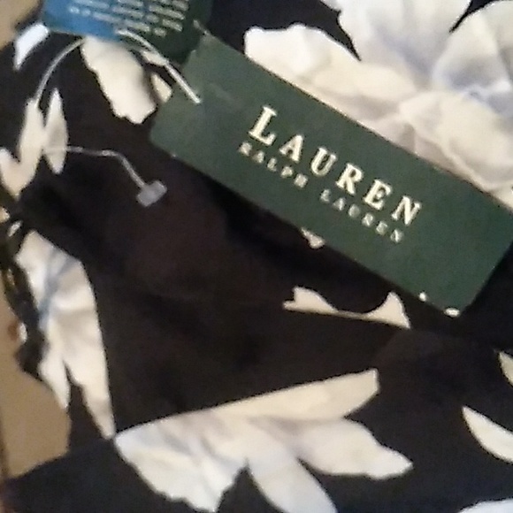 🎀 NWT Deadstock Lauren Ralph Lauren SILK KAUAI SKIRT Sz 8 - Picture 7 of 12